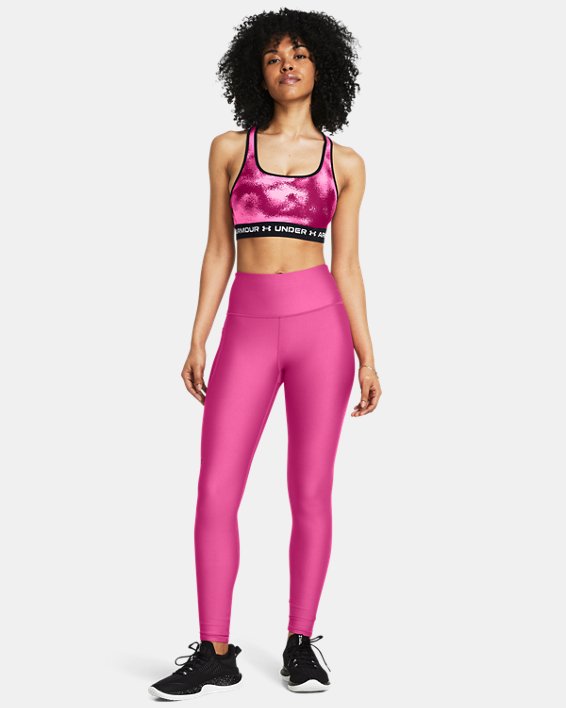 Leggings HeatGear® No-Slip Waistband Full-Length para mujer, Pink, pdpMainDesktop image number 2